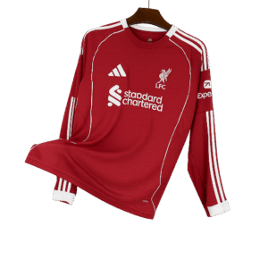 Camiseta Liverpool 2025/26 - Manga Larga