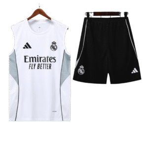 Conjunto de Entrenamiento Real Madrid 2025/26 - Sin Mangas